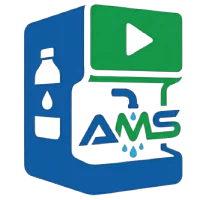 AMS — stație inteligentă de apă potabilă cu ecran media